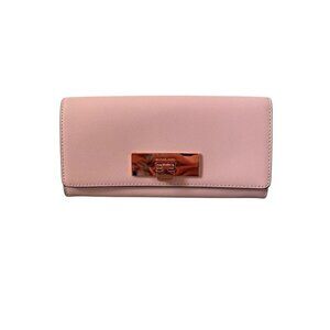 Michael Michael Kors Callie Leather Carryall Wallet in Blossom NEW